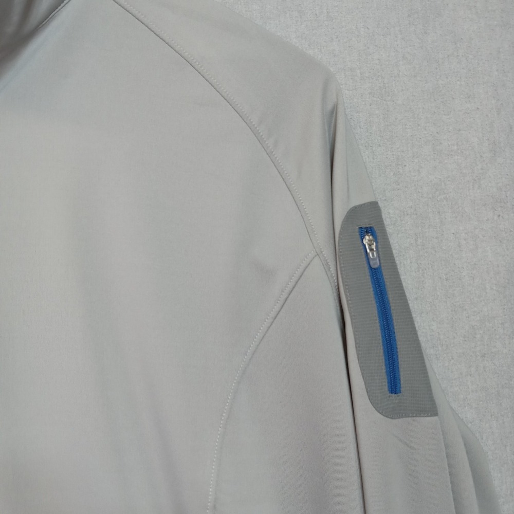 KOCHPAC Cutter & Buck Mens 3XL Gray Golf Pullover Stretch 1/2 Zip Lobby Politics - Picture 7 of 15